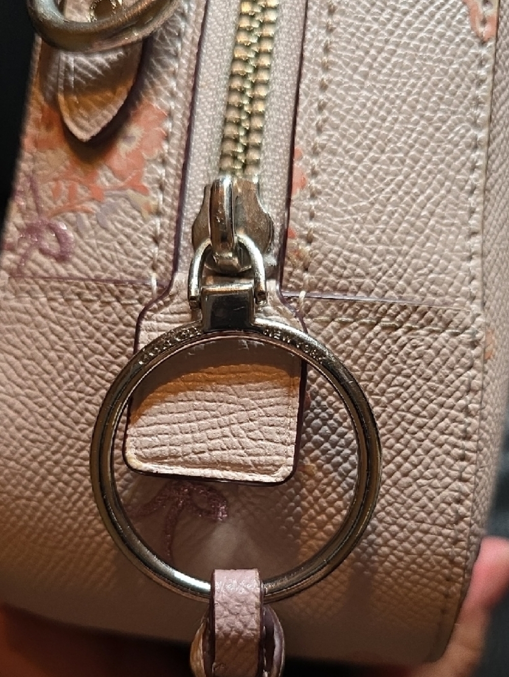 Coach Camera Bag With Floral Bow Print - Picture 6 of 14